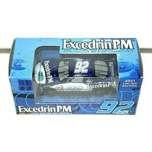 Jimmie Johnson Excedrin PM 92 2001 Limited Edition Collectible blue